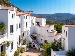 Pueblo blanco de las Alpujarras andaluzas